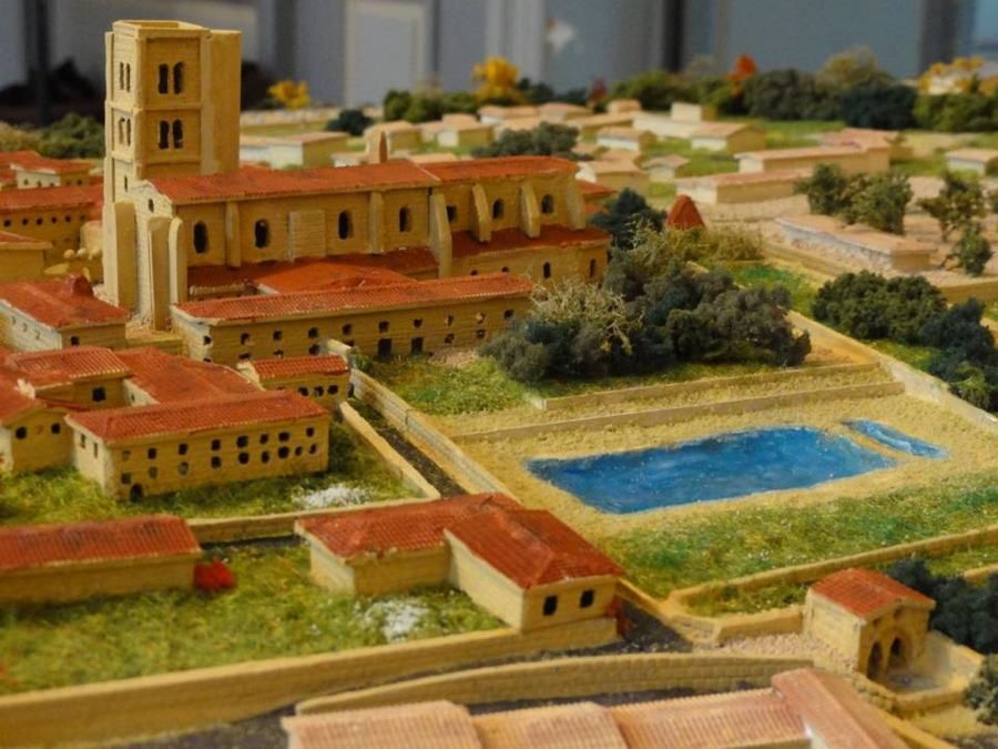 Détail de la maquette de Lectoure