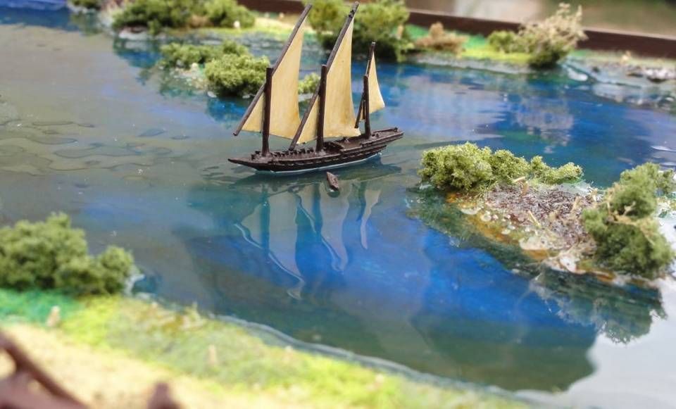 Le navire et sa chaloupe