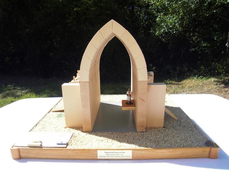 Voûte en arc brisé, d'après l'abbaye de Cluny