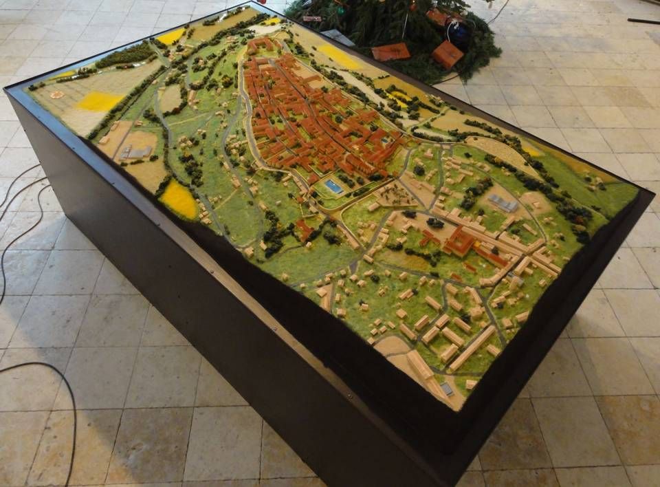 Vue d'ensemble de la maquette (3 m × 2 m)